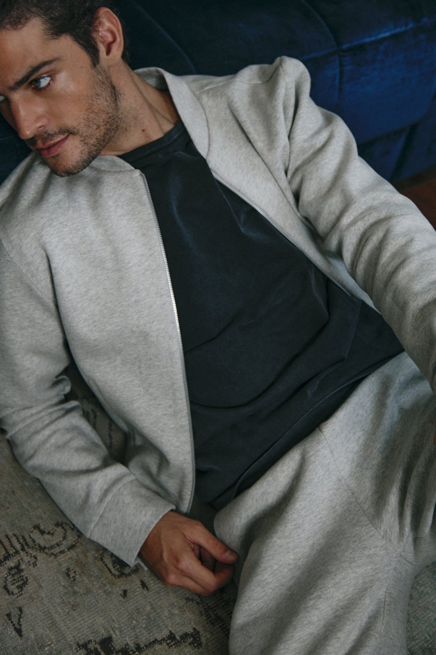 Akala Studio Sweats | Grey Neoprene Men Bomber