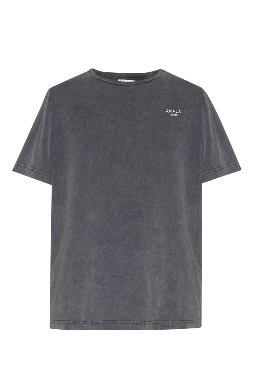 Akala Studio T-Shirts | Oversized Washed Grey T-Shirt