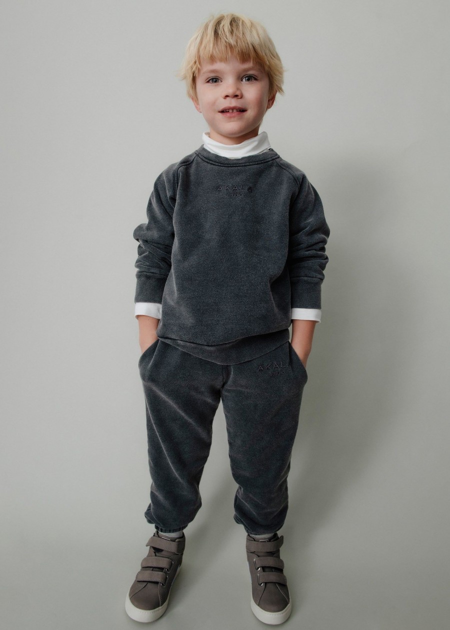 Akala Studio Trousers | Washed Grey Pants Boy