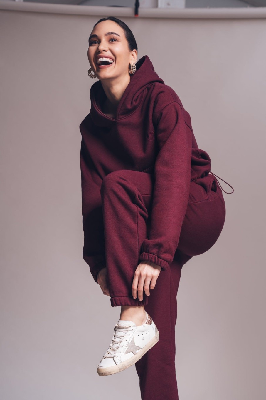 Akala Studio Trousers | Red Wine Pants