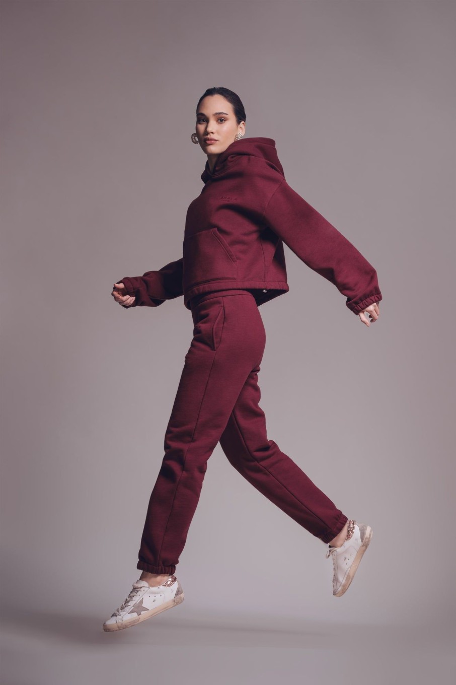 Akala Studio Trousers | Red Wine Pants