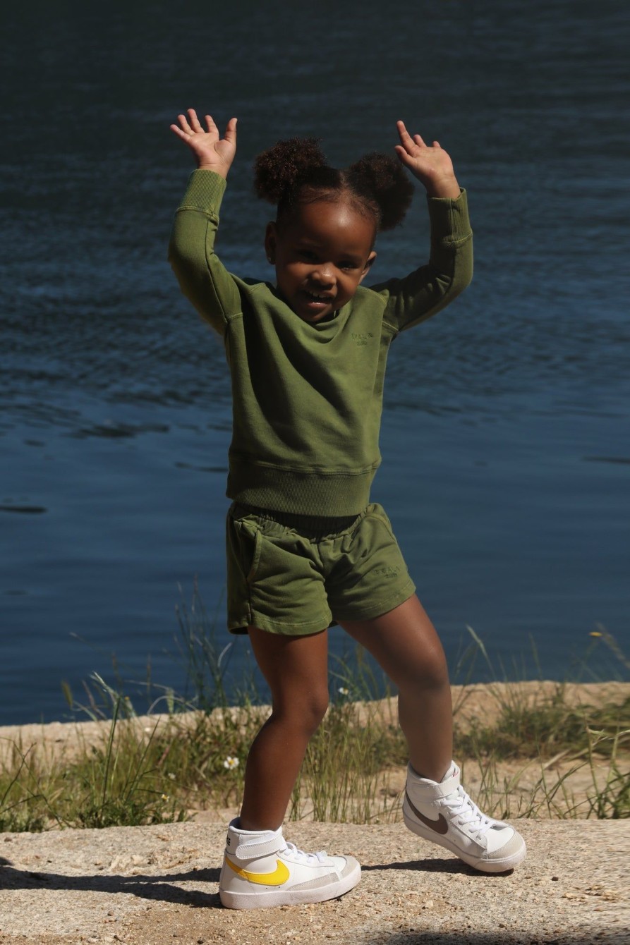 Akala Studio Sweats | Tropical Green Sweater Girl